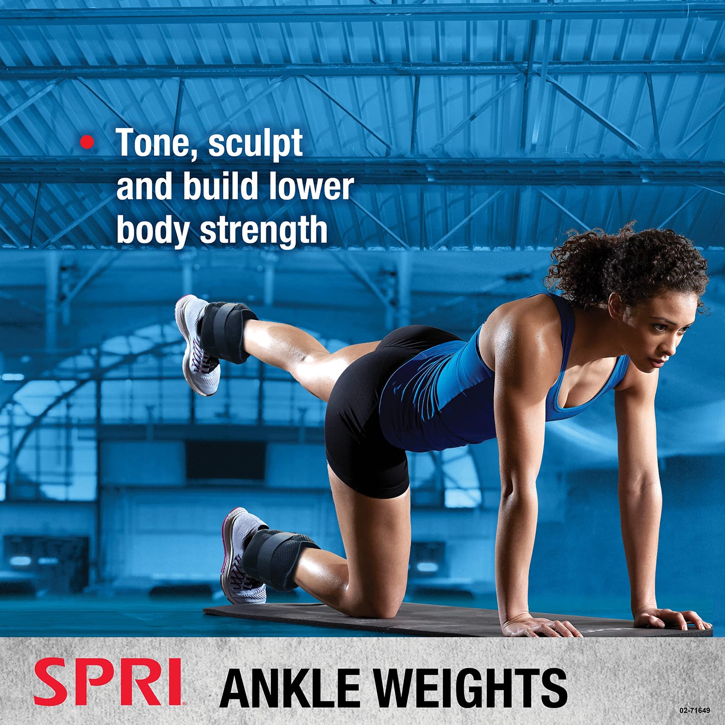 SPRI Adjustable Ankle Weights - Walking Weights for Strength Training Exercises, Resistance Endurance Workouts, General Fitness - For Strengthening & Toning Lower Body - 20lb Set (10lb Each)
