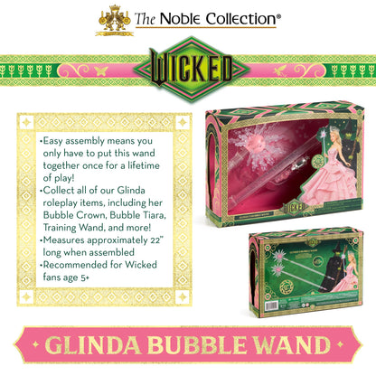 Wicked: Glinda Bubble Wand - The Noble Collection