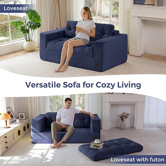 MAXYOYO 63" Loveseat Sofa Couch