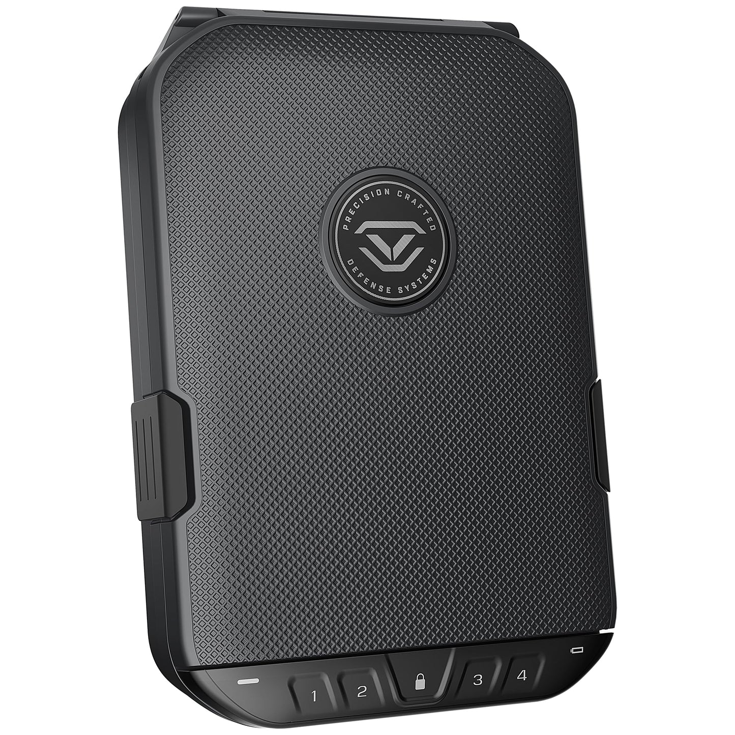 VAULTEK LifePod 20 Full-Size Lockable Weatherproof Case with Built-in Lock, Steel Security Cable, & TSA Handgun Case or Car Safe, Portable Travel Pistol Safe/Titanium Gray