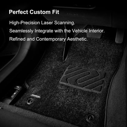 WENNEBIRD Superior Carpet Floor Mats for 2018-2024 Ford Expedition 7 Seats (Not for 8 Seats), 0.6-Inch Ultra-Thick, Noise-Reducing, All-Weather Waterproof Anti-Slip – 4-Pc Set