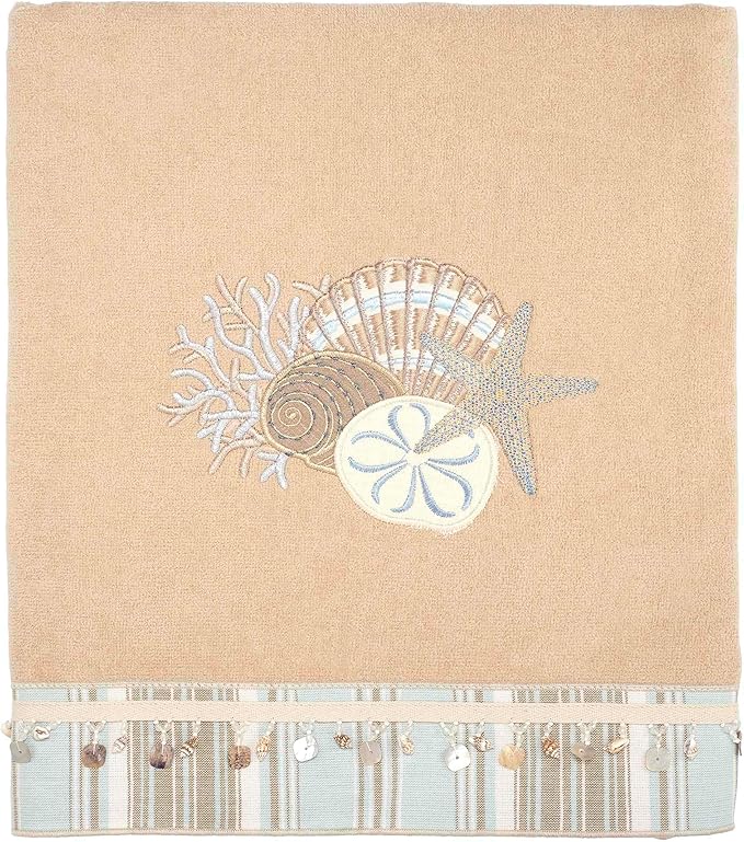 Avanti Linens - 3pc Towel Set, Soft & Absorbent Cotton, Coastal Home Decor