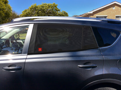 Royal Rascals Car Window Shades for Baby, Universal Fit, Sun Shade for Baby, Full Window Covers with 40+ UV Sun Protection, Cars Accessories, Car Window Curtains, Window Shade Screen, 2 Pack