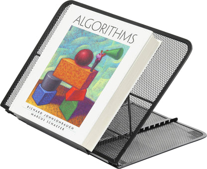 Simple Houseware Mesh Laptop Stand with 11-Levels Adjustable Ventilated Computer Holder, Black