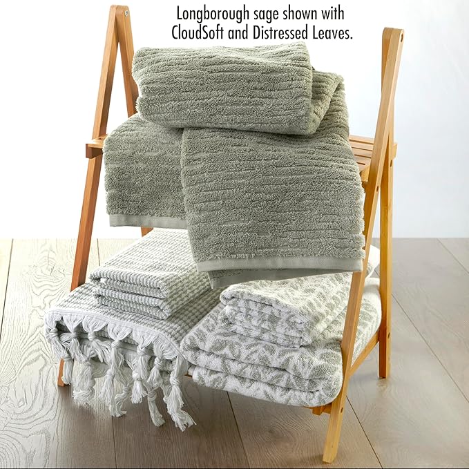SKL Home Longborough 100% Turkish Cotton Premium 2-Piece Hand Towel Set