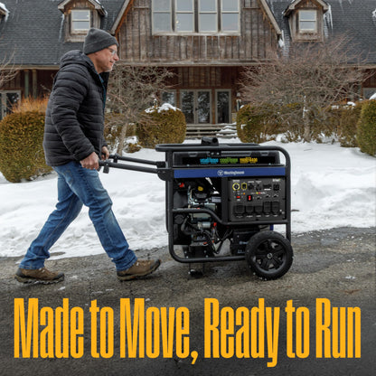 Westinghouse 18000 Peak Watt Tri-Fuel Home Backup Portable Generator, Remote Electric Start, Transfer Switch Ready, Gas, Propane, and Natural Gas Powered, CO Sensor