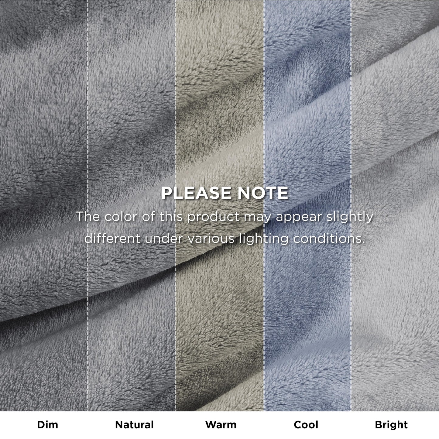 Bedsure Fleece Throw Blanket for Couch Grey - Lightweight Plush Fuzzy Cozy Soft Blankets and Throws for Sofa, 50x60 inches