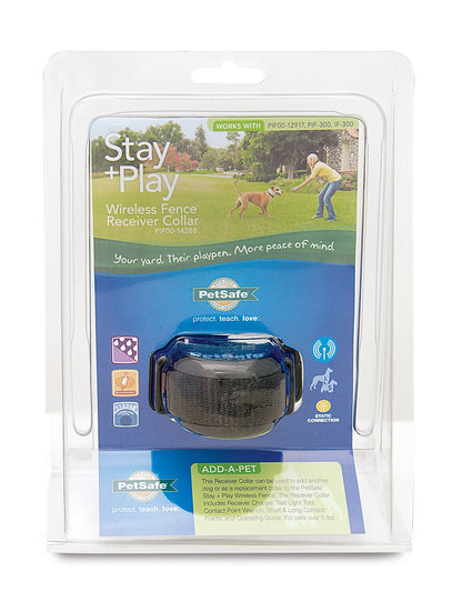 PetSafe Stay+Play Wireless Receiver Collar Blk