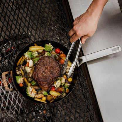 YETI Carbon Steel Skillet 10" - Pre-Seasoned Nonstick, Rust-Resistant, Use on Stovetop, Oven, Grill, or Campfire