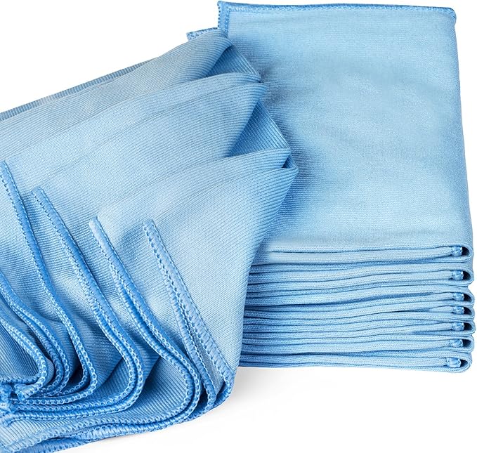 Zflow Microfiber Glass Cleaning Cloths