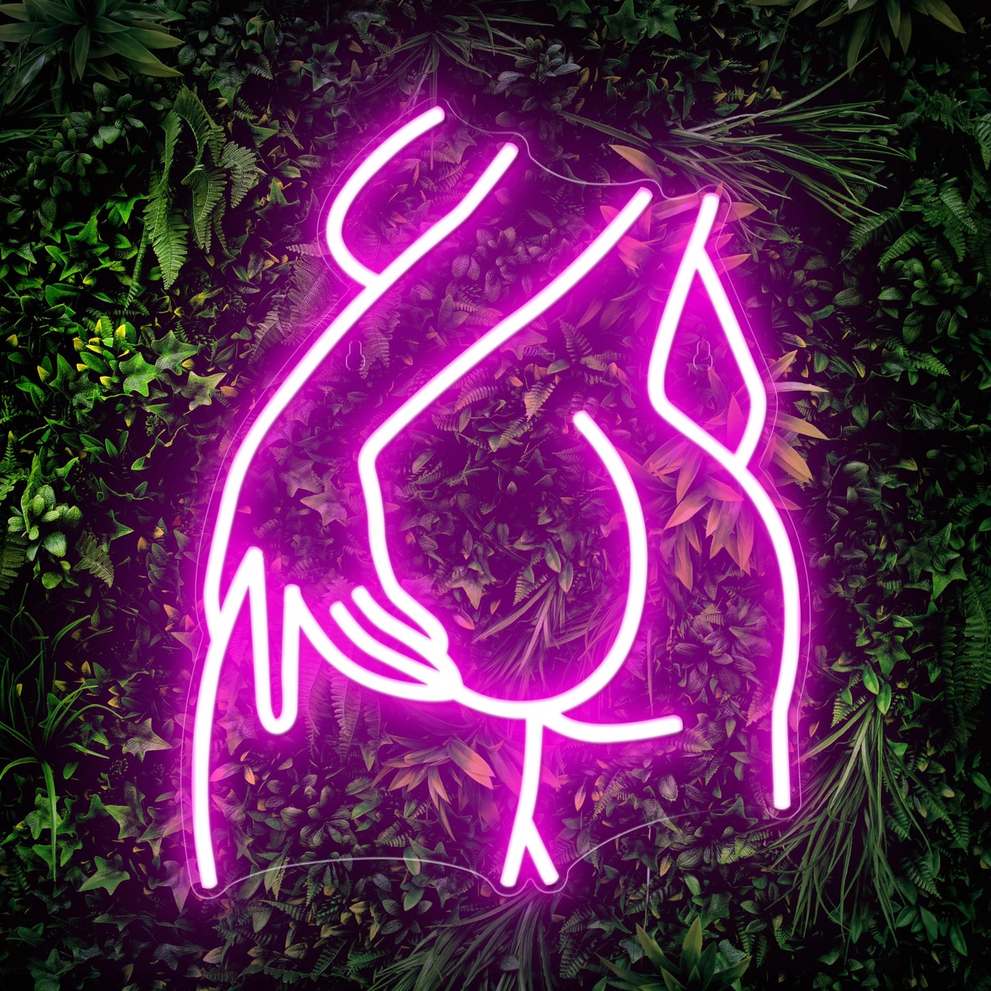 Kavaas Lady Neon Sign 15.7" x 12.6" - Pink LED Lady Back Neon Signs for Wall Decor | Neon Light Sign for Bedroom, Party, Bar, Man Cave (Style - LB4)