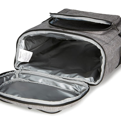 Amazon Basics Large Capacity Leakproof Insulated Soft Cooler Bag Box/Cooler Backpack/Lunch Bag for Picnics, Camping, Travel, Beach, Grey