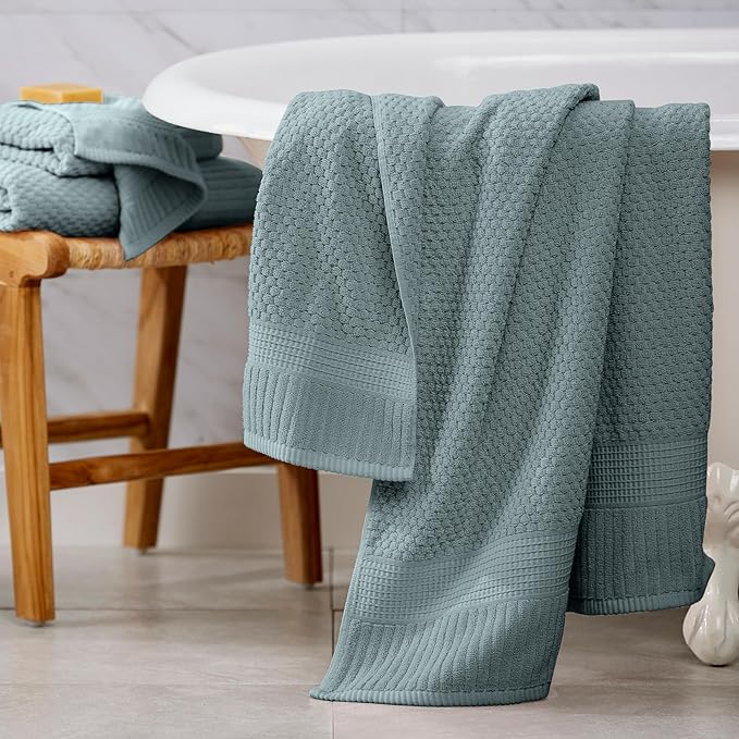 NY Loft 100% Cotton 2 Pack Bath Sheet Towel Set | Extra Large Oversize Bath
