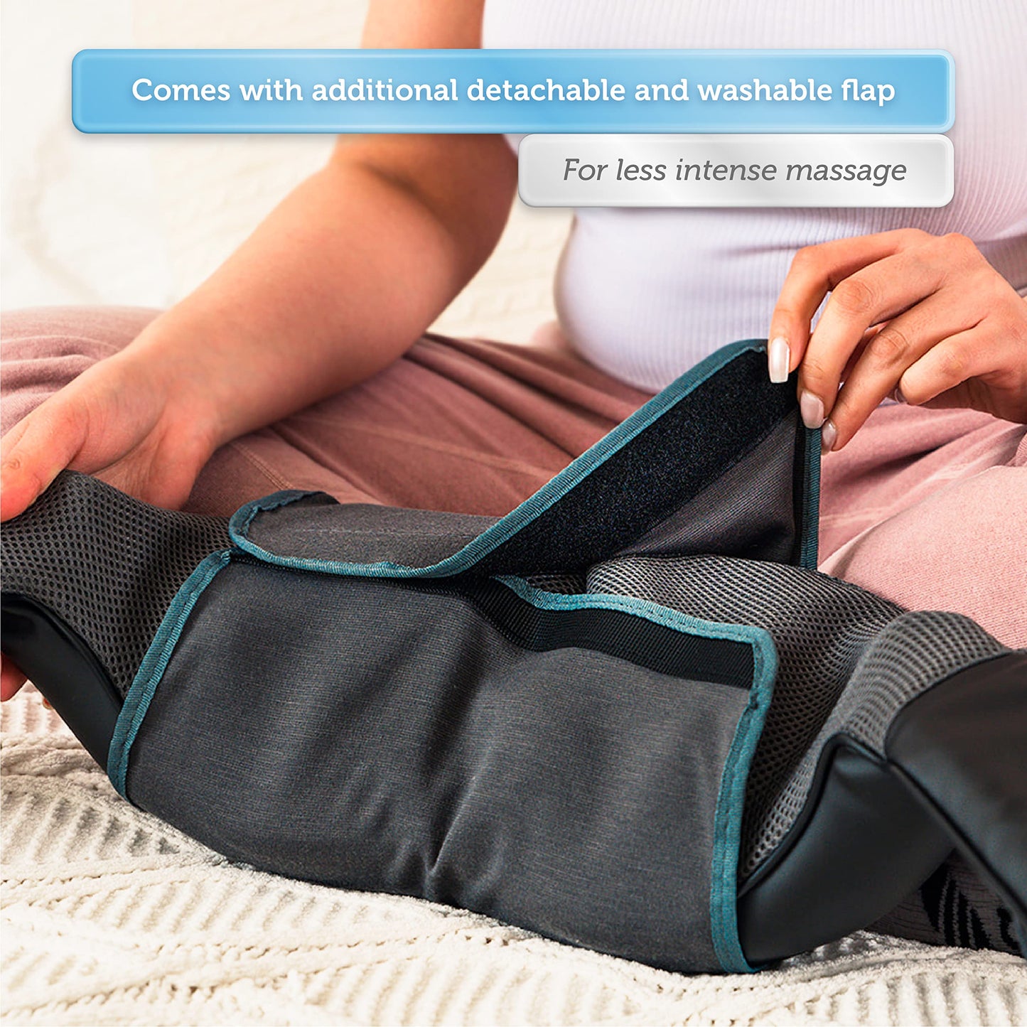 COMFIER Shiatsu Neck and Shoulder Massager,Gifts for Mom Dad,Deep Kneading Massage Pillow with Heat, Back Massager, Pillow Massage, Black