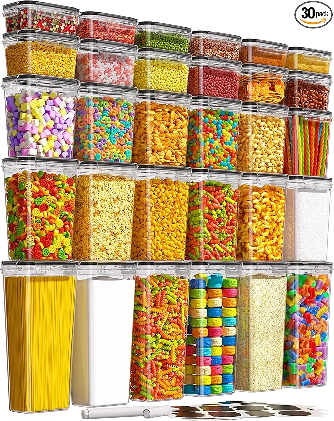 30 PCS Airtight Food Storage Containers