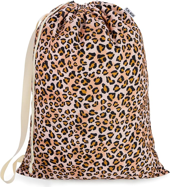 Canvas Laundry Bag with shoulder Strap 24"Wx 29"H, Large Drawstring Dirty