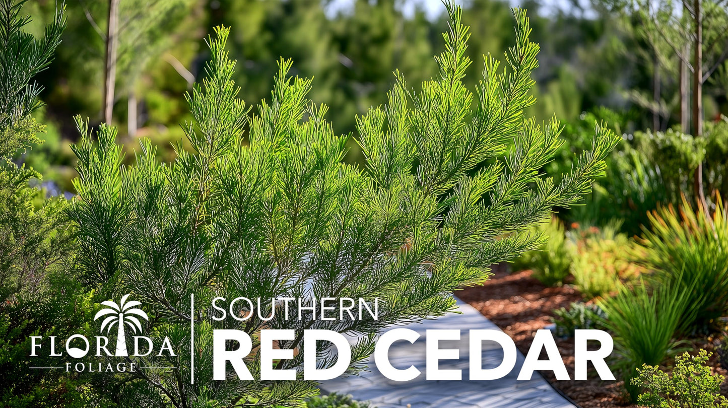 Southern Red Cedar Tree | 20 Live Plants | Juniperus virginiana Silicicola | Fast Growing Evergreen Hardy Trees