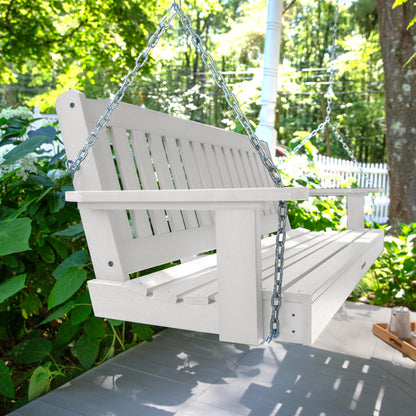 Highwood AD-PORL1-WHE Lehigh Porch Swing, 5 Feet, White