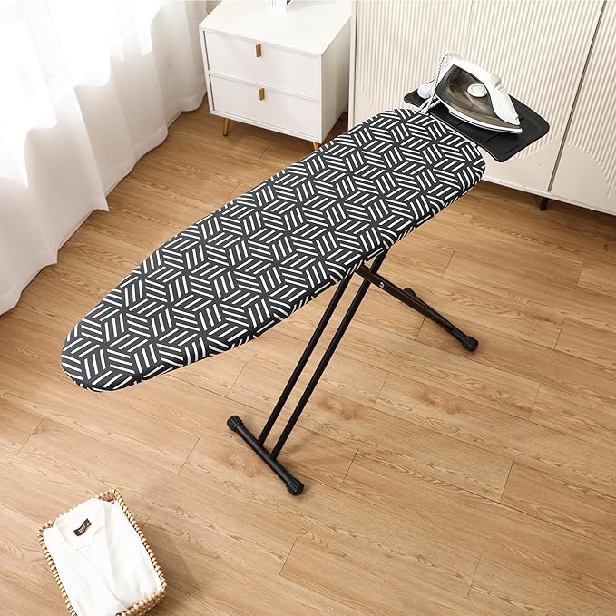 caius Ironing Board, Height Adjustable Heavy Duty Metal Iron Board