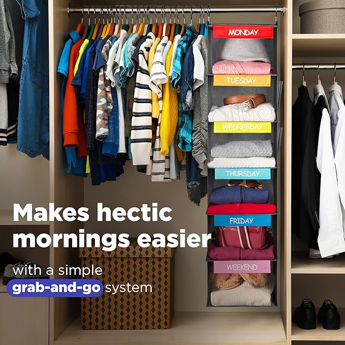 Handy Laundry Hanging Clothes Organizer
