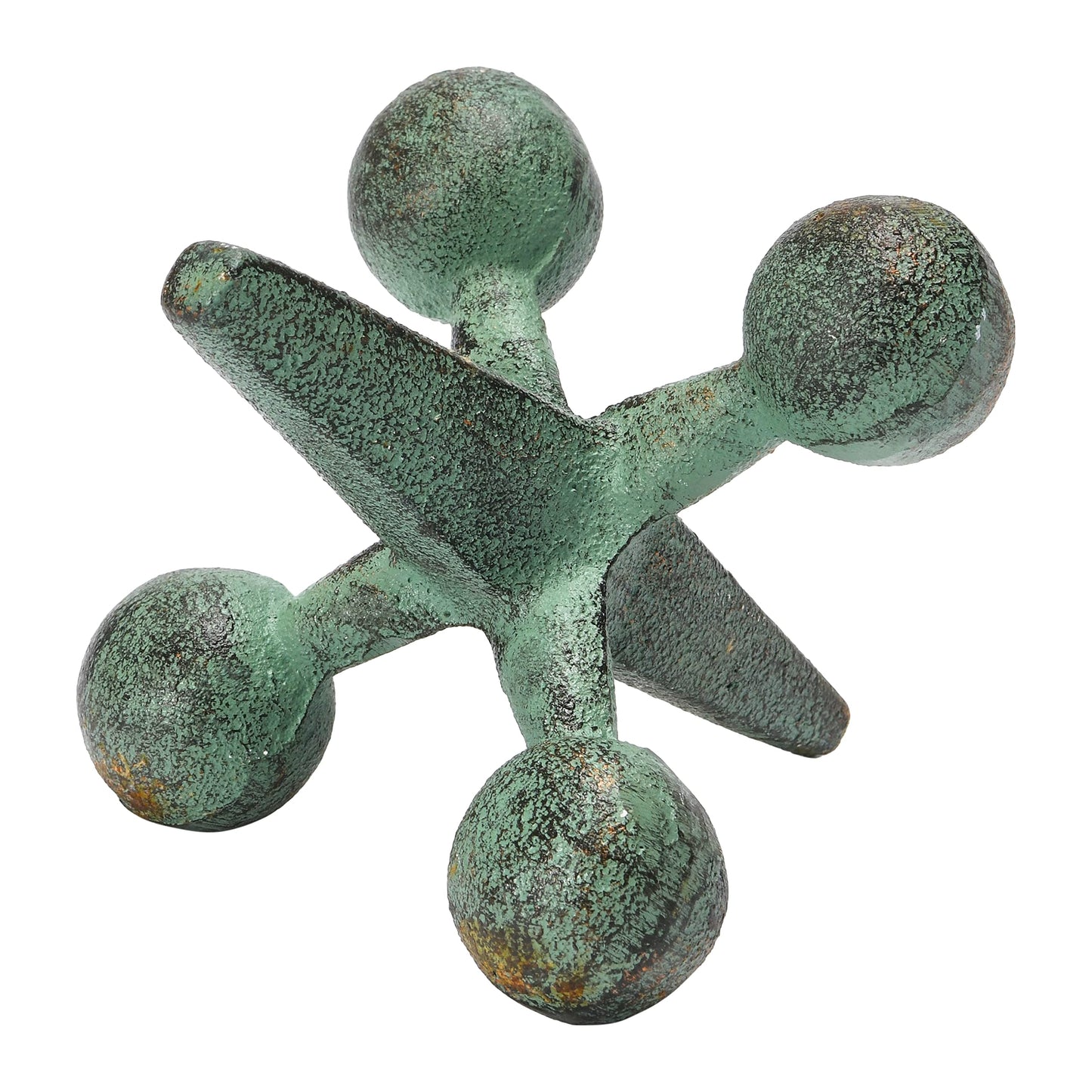 Creative Co-Op Cast Iron Jack Accent, Green