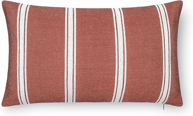 Crumbs Home Modern Farmhouse California Casual Indoor Outdoor Lumbar Pillow