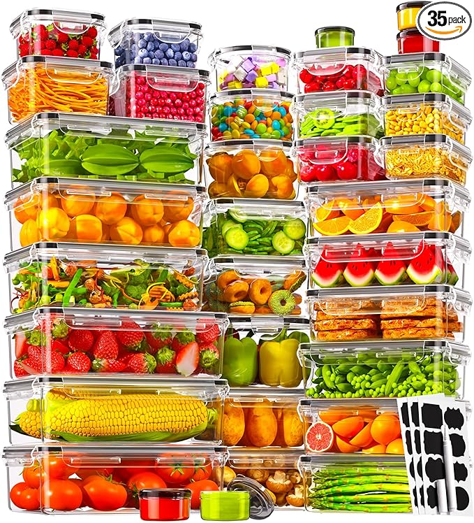 70 PCS Food Storage Containers