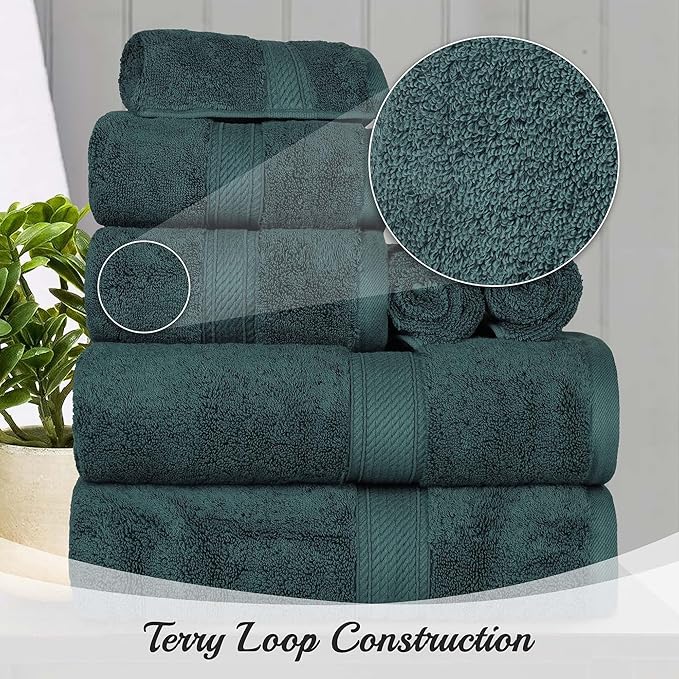 Superior Solid Egyptian Cotton Face Towel Set