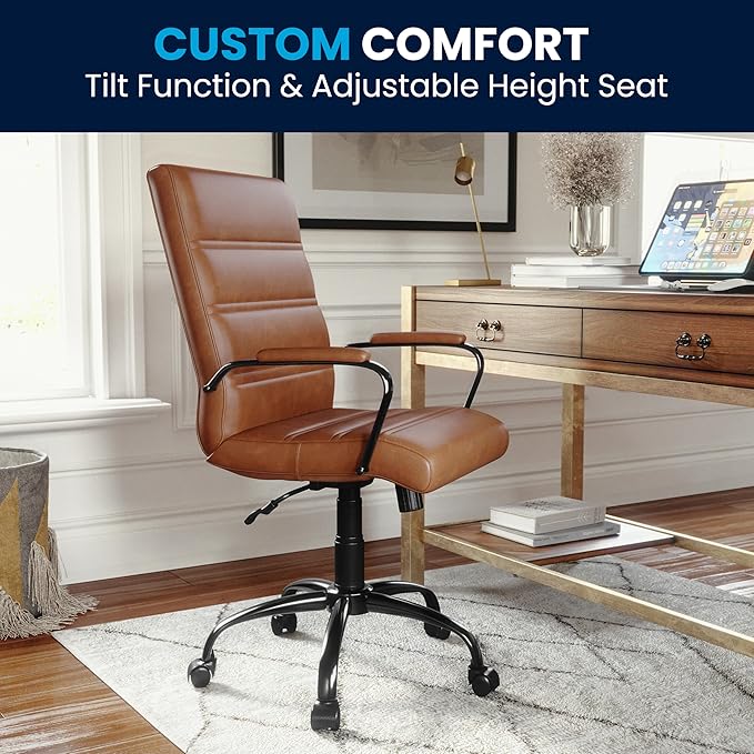Flash Furniture Whitney Mid-Back Desk Chair