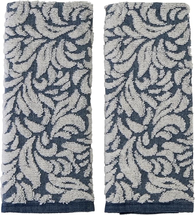 SKL Home Renan 100% Turkish Cotton Premium 2-Piece Hand Towel Set, 600 GSM