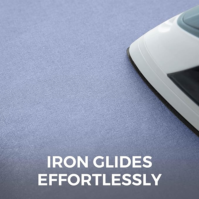 HOME GENIE Ironing Board Cover, Extra Thick Padding, Scorch Resistant Silicone