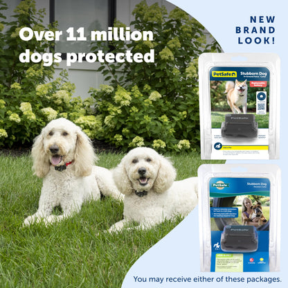 PetSafe Stubborn Dog Fence Collar - Dog Electric Collar Waterproof Receiver, Battery Operated, In Ground Containment for Pets, from The Parent Company of Invisible Fence Brand
