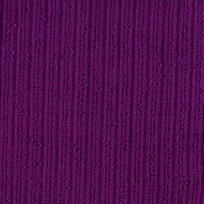 DII Cleaning Collection Multi-Purpose Microfiber, Eggplant Lattice, Dishtowel