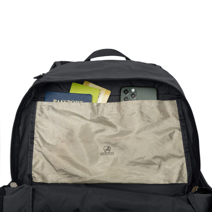 Travelon Anti-theft Packable Backpack Backpack, Black, Open 10.5 x 17 x 6 Packed 10.5 x 6 x 1, Anti-theft Packable Backpack