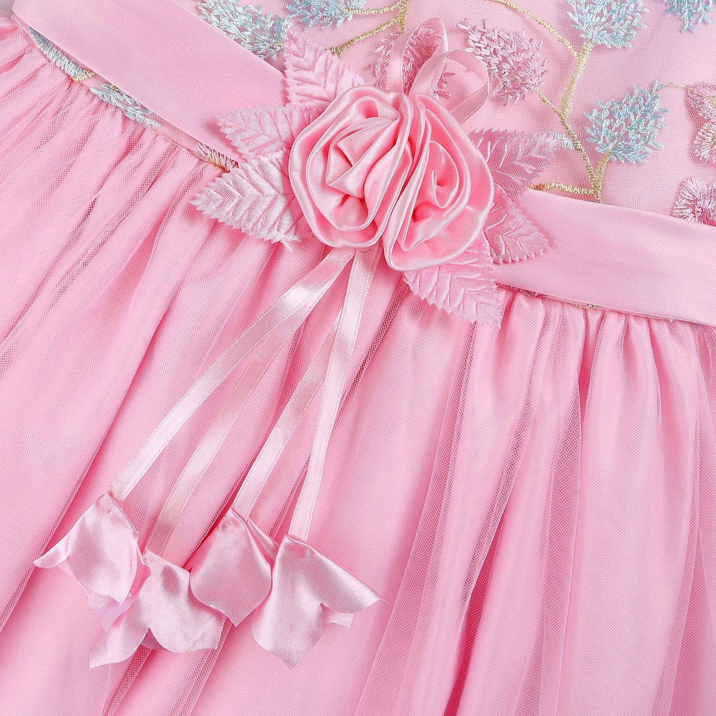 Cichic Girls Dresses Size 6 Kid Formal Dress for Pageant Holiday Birthday Party Pink Princess Gowns 7-8Years Old