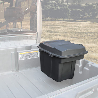 SAUTVS Double Layer Cargo Storage Box for Can-Am Defender/Commander, Removable Rear Cargo Box Bed Trunk Storage Bin for Can Am Defender HD5 HD7 HD8 HD9 HD10 Max/Commander Accessories