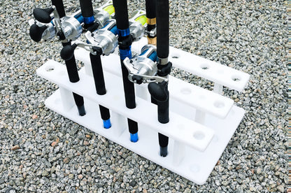Dev Fishing 18 Pole Fishing Rod Holder Rack for Garage Heavy Duty Outdoor Boat Dock Storage