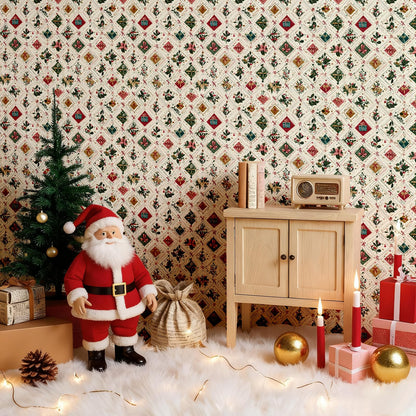 Kitico Peel and Stick Wallpaper – Self Adhesive Wall Paper for Walls, Waterproof Removable Contact Paper Roll for Everyday Home Décor & Christmas Gift Wrap Roll 17.3"x196.8"
