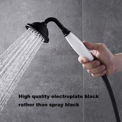 Freestanding Tub Faucet Bathtub Filler Black High Flow 11.9GAL Floor Mount Faucets with Handheld Shower Sprayer RIGOBAL