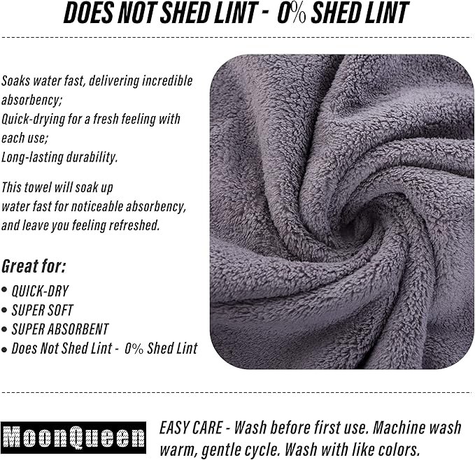 MOONQUEEN 18 Pack Premium Hand Towels