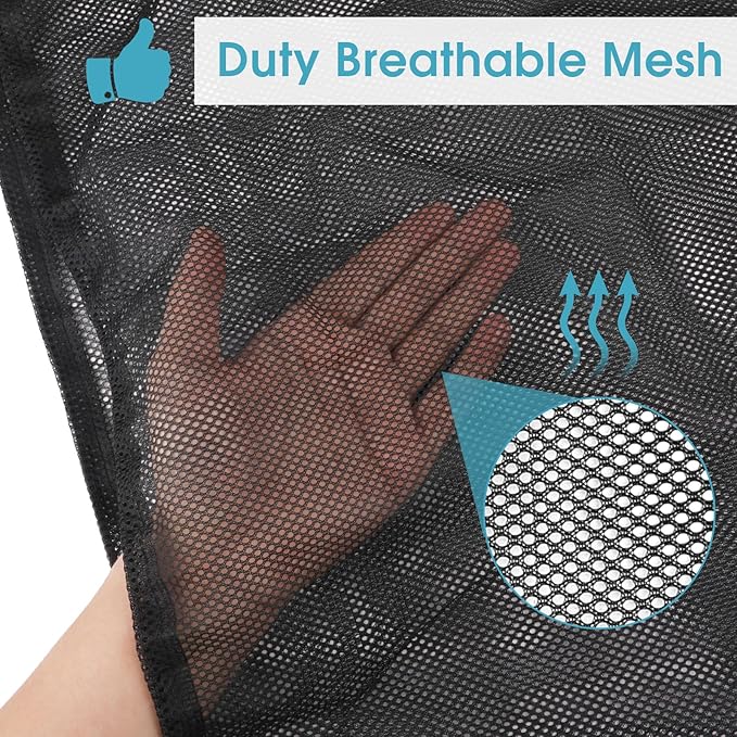 2 Pack Mesh Laundry Bags, 23 x 34 Inches Heavy Duty Mesh Laundry Bag, Large