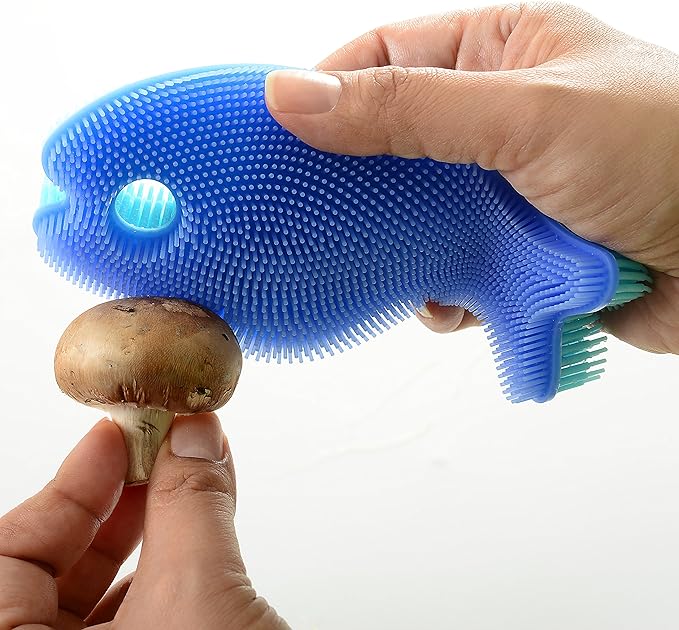 Norpro Fish Silicone Dish Brush