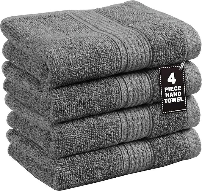 Grey Hand Towels for Bathroom