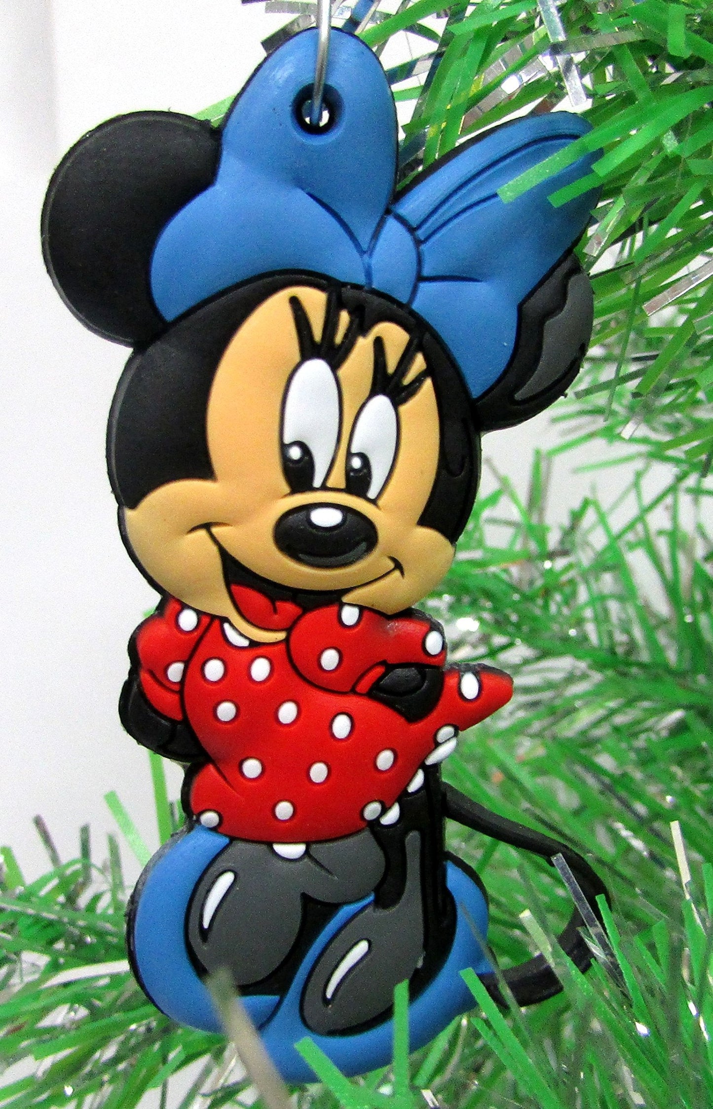 Mickey Mouse 6 Piece Ornament Set Featuring Mickey Mouse, Minnie Mouse, Donald Duck, Daisy Duck, Goofy and Pluto - Unique Shatterproof Plastic Design - Great for Kids
