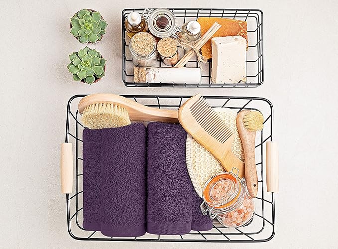 Utopia Towels 12 Pack Cotton Washcloths Set, 100% Ring Spun Cotton, Premium