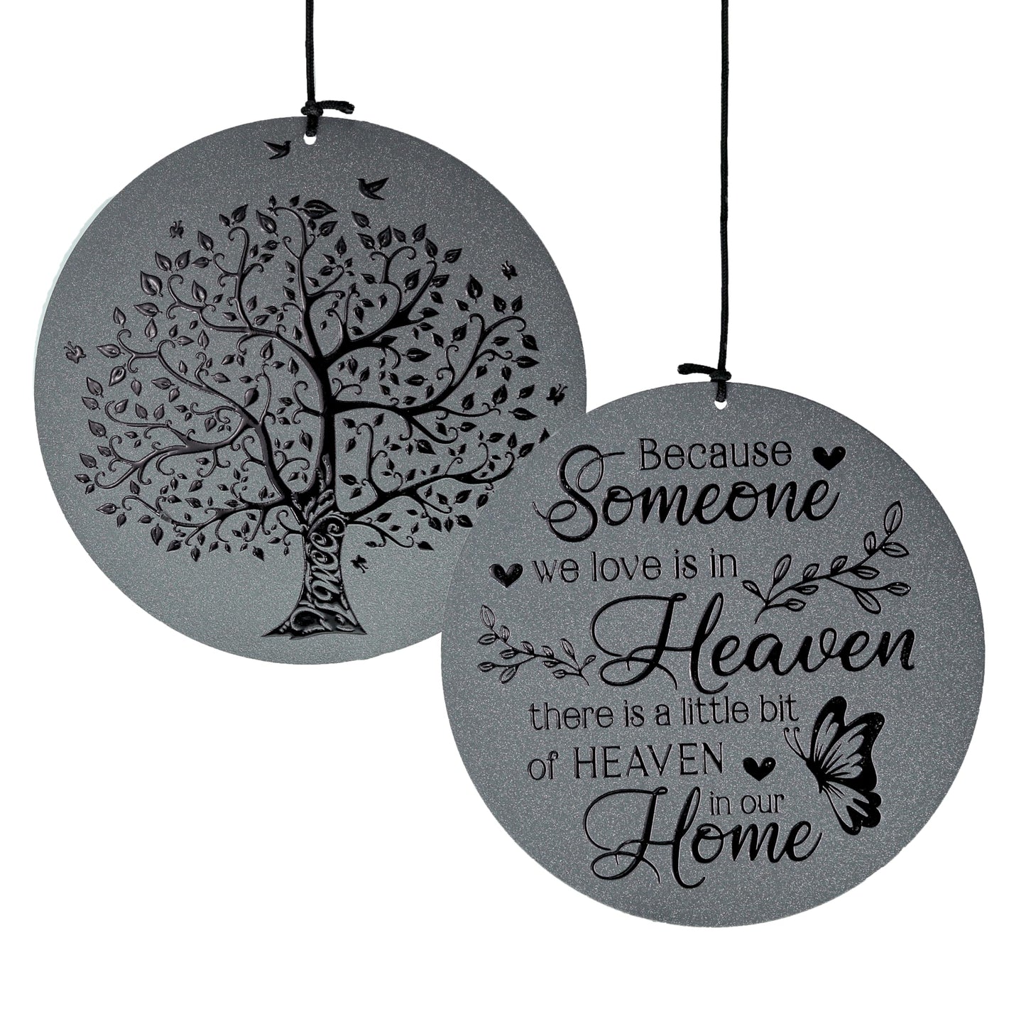 THE WIND CHIME CO 36" Extra-Large Serenity Bell Parameter Unique Serenity Bell with Deep Resonance Metal Cylinder Wind Chimes Outdoor Windbell Deep Tone Garden Decor Sympathy Gift Home Decoration