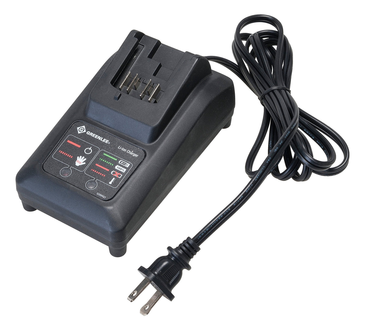 Greenlee Battery Charger, 110V, For Mfr. No. MBP108