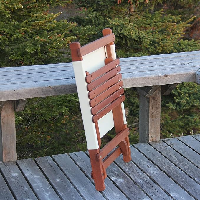 BYER OF MAINE Pangean Lounger Chair – Portable, Lightweight, Foldable Wood and