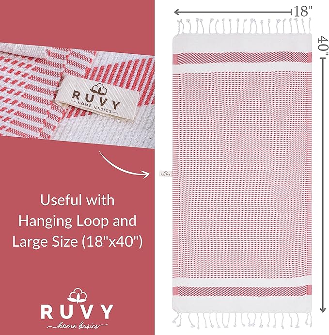 Ruvy Home Basics Turkish Hand Towels