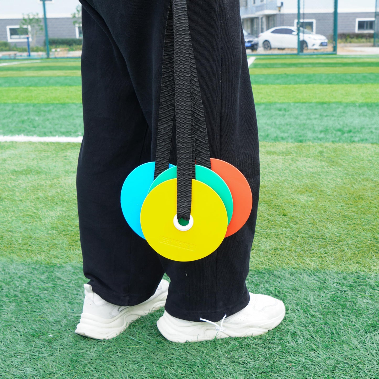 Eco Walker Shooting Goal Target Discs Reactive Agility Targets for Improving Accuracy Ideal for Lacrosse, Hockey, Soccer, Basebal